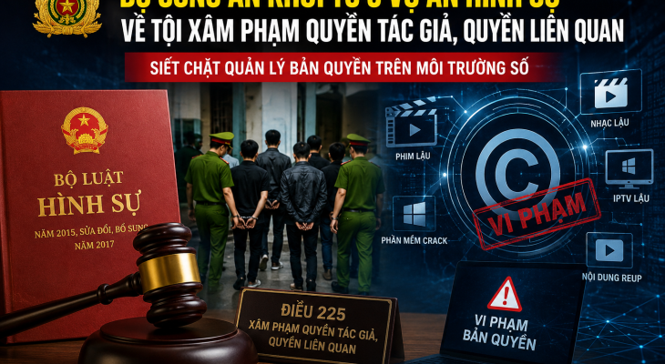 Khởi Tố 5 Doanh Nghiệp Vi Phạm Bản Quyền Tác Giả Và Sở Hữu Trí Tuệ